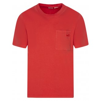 T-shirt col rond coupe regular fit Levi's® en coton rouge