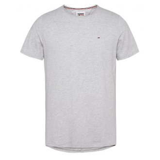 T-shirt col rond Tommy Jeans gris chiné