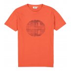 T-shirt avec manches courtes et col rond Garcia coton orange