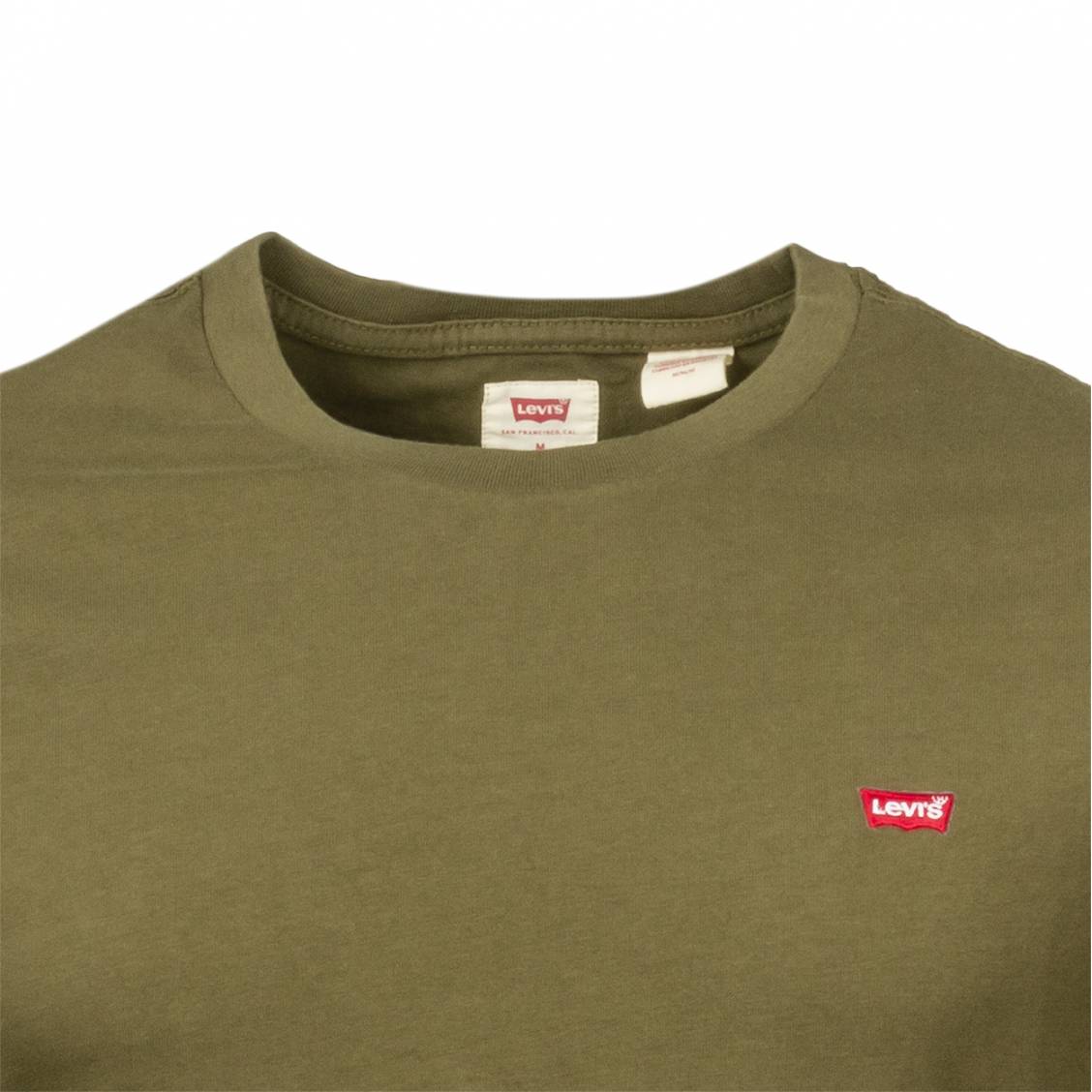 T-Shirt Levi's® 56605-0021 top tee shirt homme kaki col rond