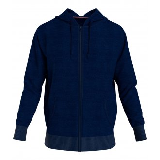 Pull droit maille moulinée Tommy Hilfiger en bleu pour vêtements homme, Galeries Lafayette : un large choix de $libelle