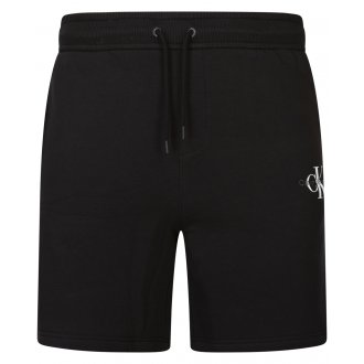 Short jogging coupe droite Calvin Klein Big & Tall Grande Taille en coton noir