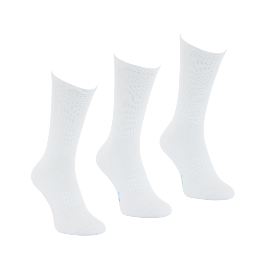 Lot de 3 paires de chaussettes basses Athena blanches